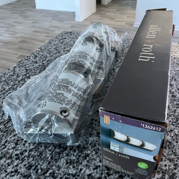 Allen + Roth Chrome Vanity Light - Picture 4 of 6